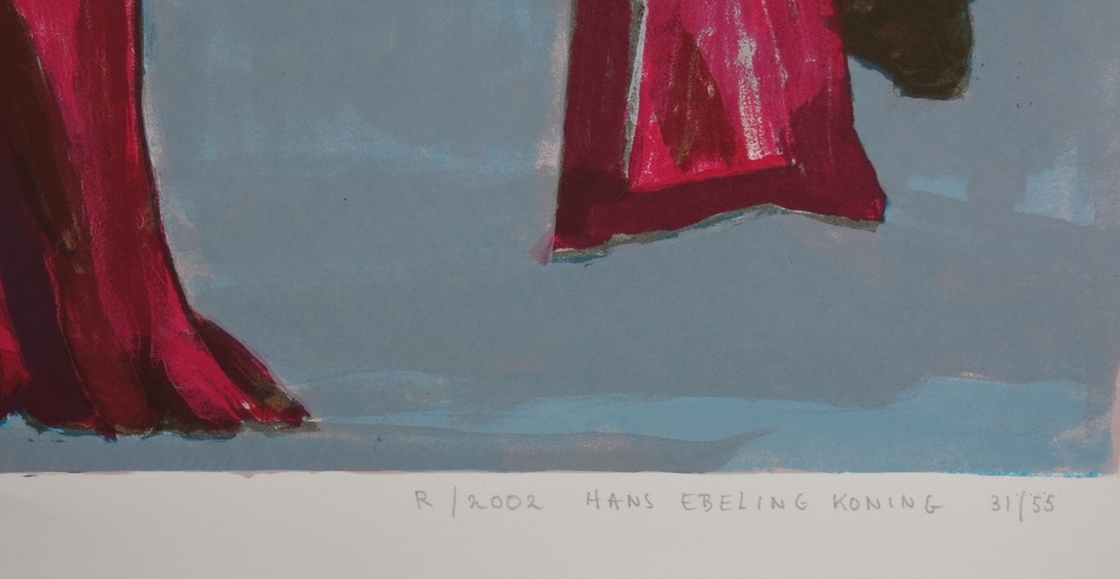 Hans Ebeling Koning: Zeefdruk, Bos R kopen? Bied vanaf 1!
