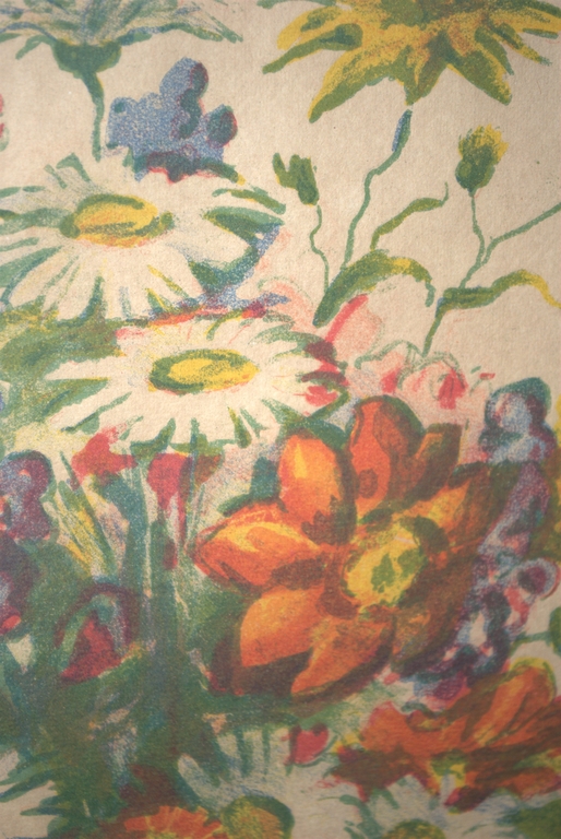 Bos wilde bloemen - litho uit 1963 - gesigneerd in potlood  kopen? Bied vanaf 35!