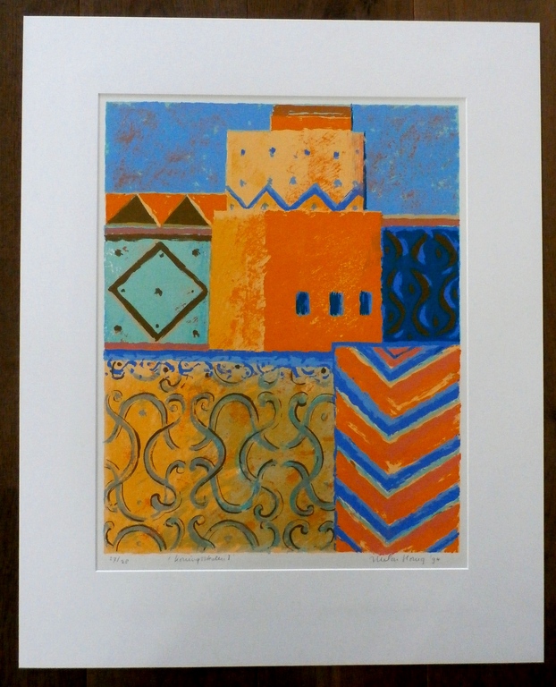 Milou Honig - zeefdruk: Koningssteden I - 1994 kopen? Bied vanaf 39!