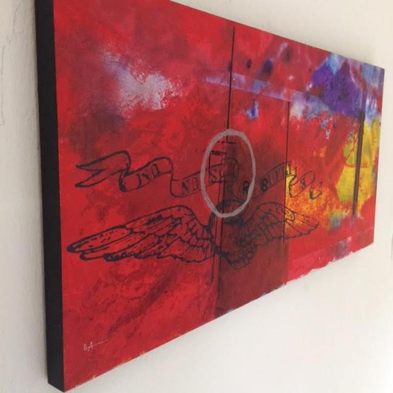 Piotr Konkel Prachtige Zeefdruk op 3cm dik paneel verkocht voor € 89!