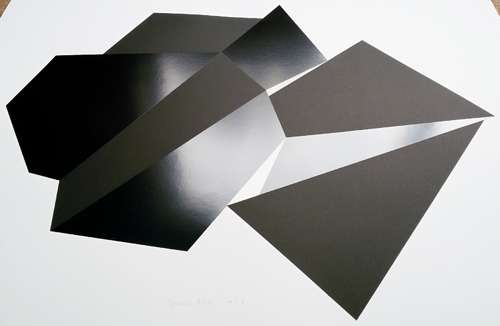 Marcel Verdren - Spacio Nero no. 8, zeefdruk kopen? Bied vanaf 150!