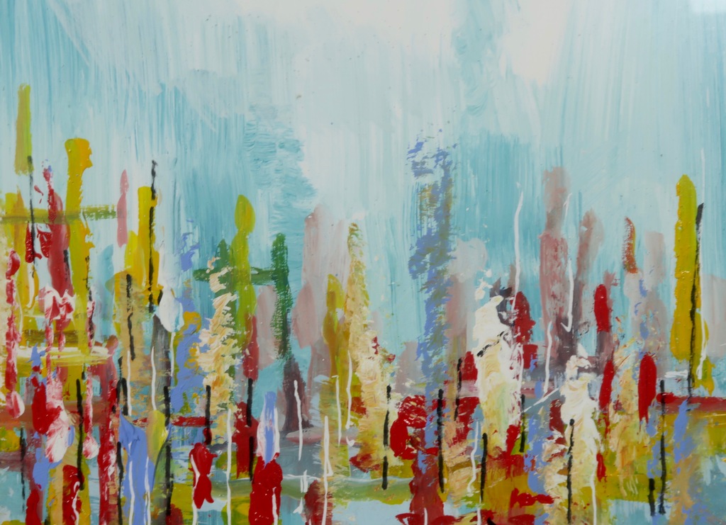 Diederik van Leeuwen: Acryl op papier, Zonder titel - Ingelijst kaufen? Bieten Sie von 35!