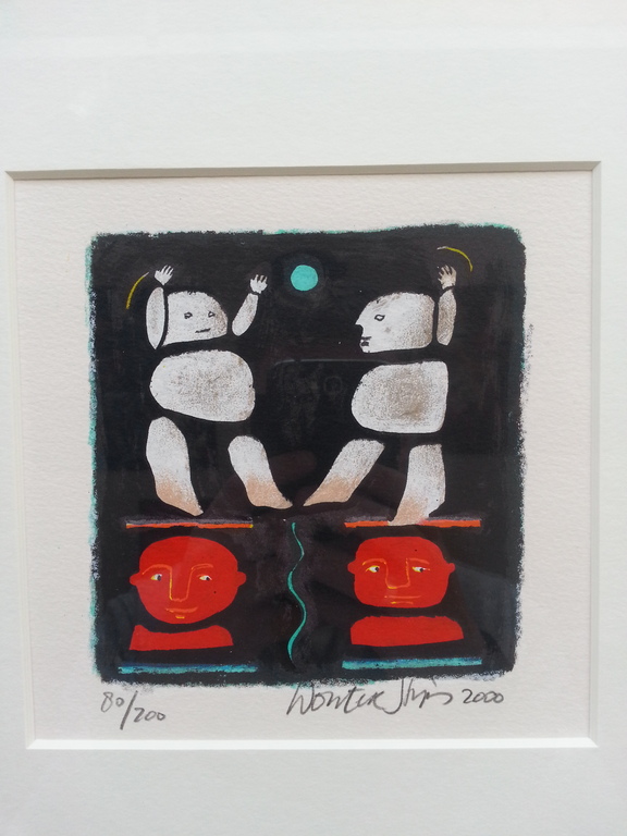 Wouter Stips, zeefdruk op papier in lijst  kopen? Bied vanaf 50!