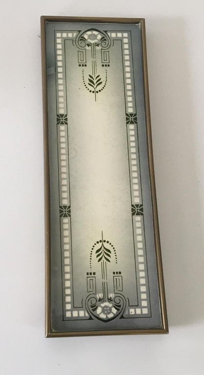 Villeroy & Boch Dresden - Jugendstil aardewerken dienblaadje met metalen montuur kopen? Bied vanaf 1!