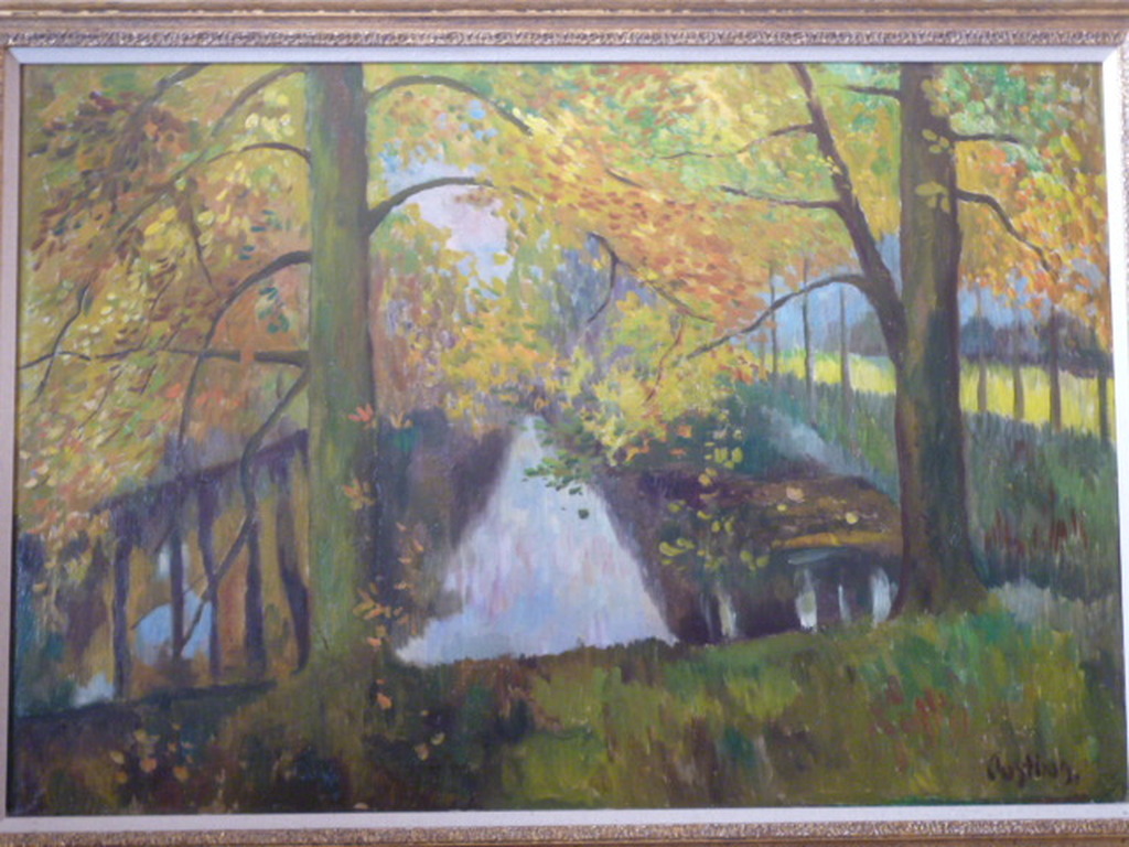 Jeanne Oosting - olieverf - "Herfstlandschap" verkocht voor € 1950!