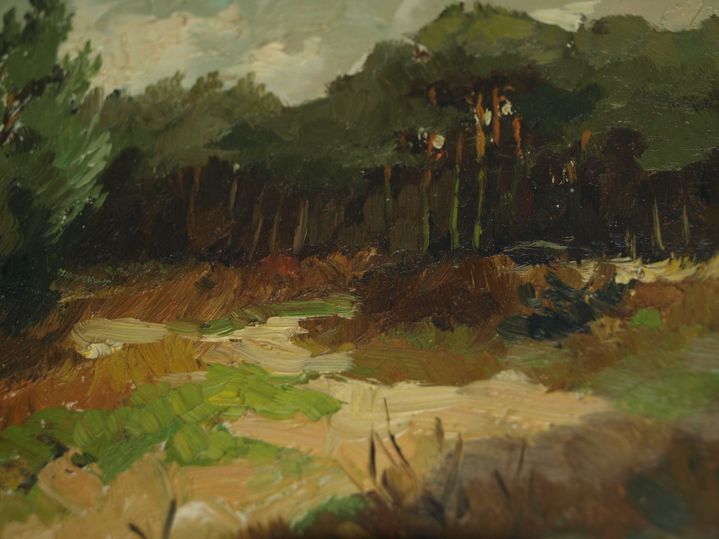 FONS VERSTRAETEN (1922) –Olieverf  – Heumersoord –Gesigneerd & ingelijst– 1947 kopen? Bied vanaf 65!