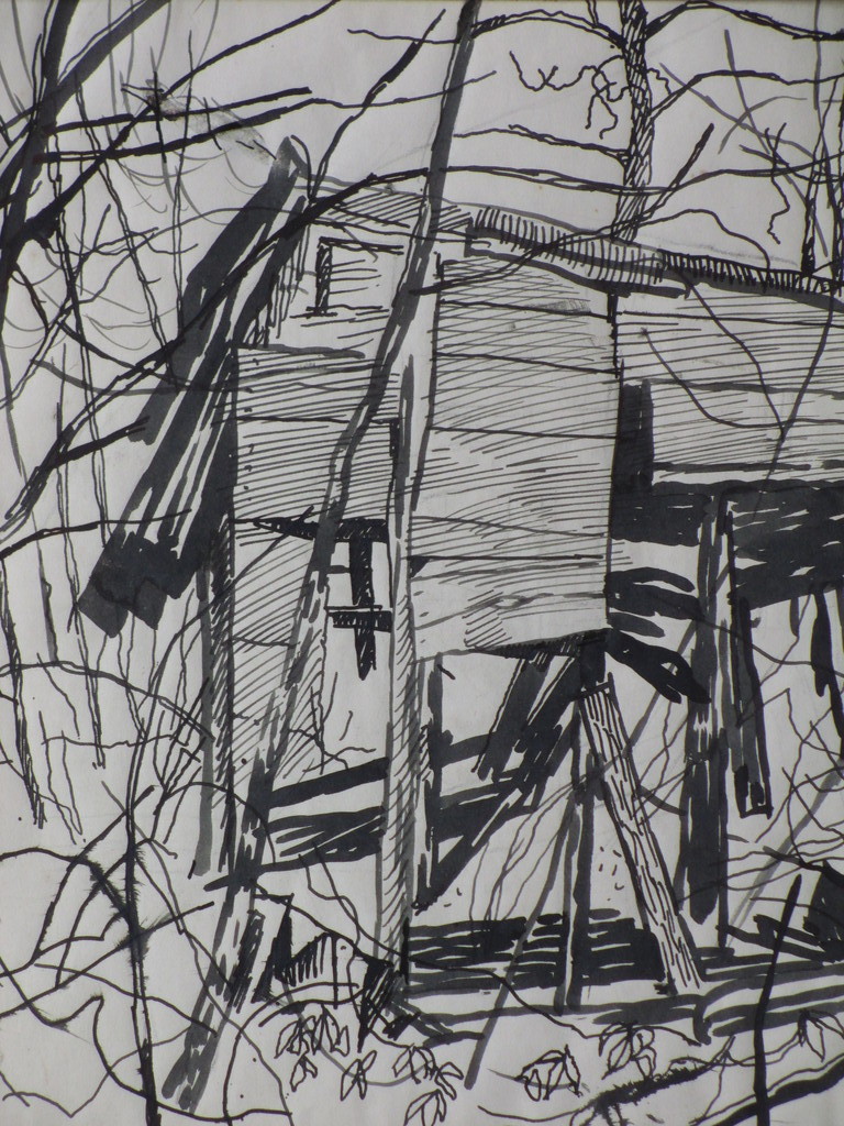 Herman Bieling, Boshut, Tekening kopen? Bied vanaf 1!