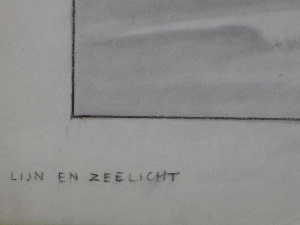 Karel van Seben, Lijn en Zeelicht, Tekening kopen? Bied vanaf 1!