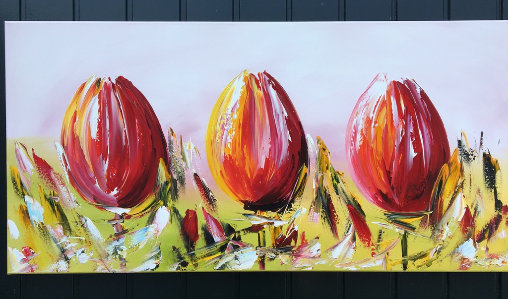 Gena - Tulpen - Gesigneerd -2017 verkocht voor € 200!