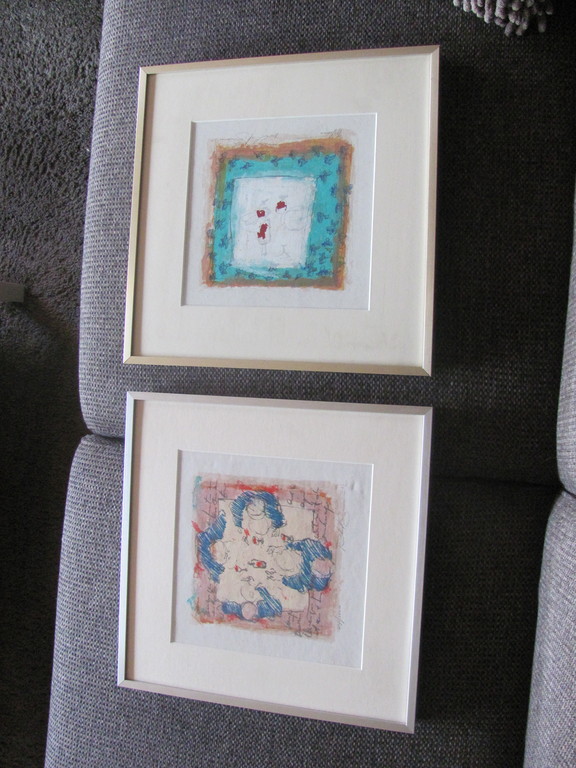 Richard Smeets (1955) - twee zeefdrukken verkocht voor € 40!