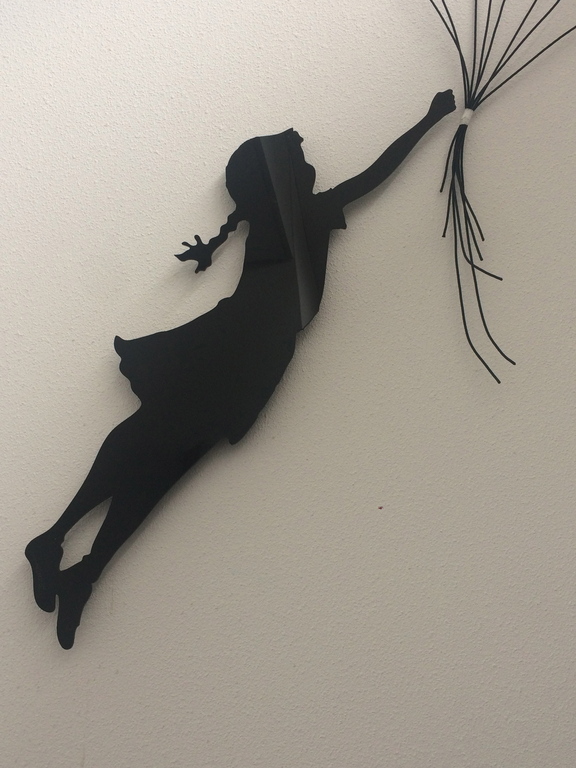 Banksy, balloon girl, acrylaat  kopen? Bied vanaf 85!