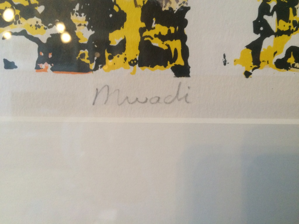 Hans Vanhorck - Hans Vanhorck - Mwadi - Zeer groot werk - grafiek op papier (+ gratis zeefdruk) kopen? Bied vanaf 120!