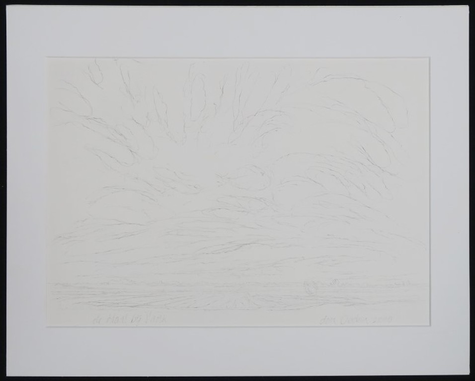 Willem den Ouden: Potloodtekening, De Waal bij Varik verkocht voor € 240!