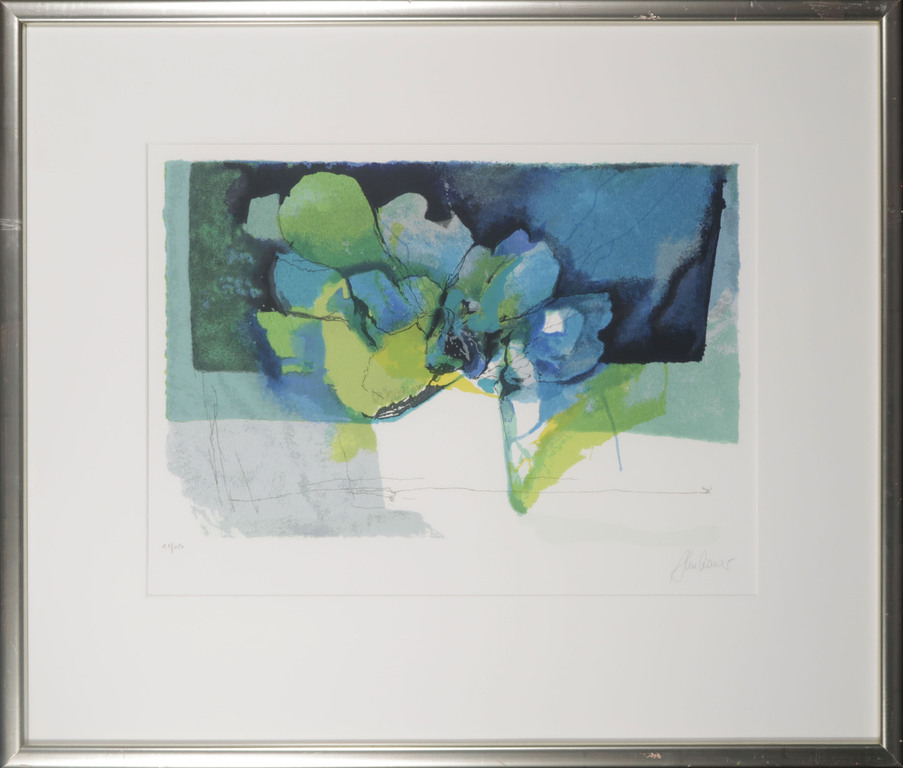 Gerhard Almbauer: Zeefdruk, Florales - Ingelijst kopen? Bied vanaf 20!