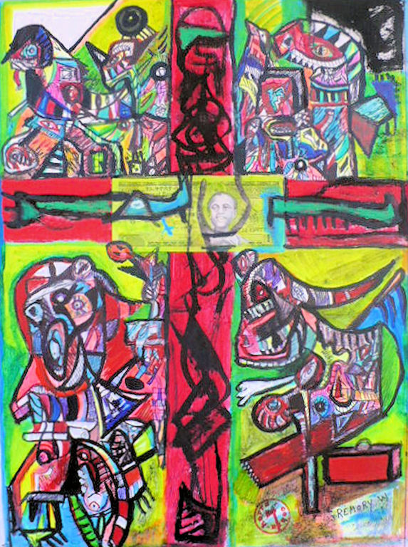 onschuld- gemengde techniek op papier- hand gesigneerd plus certificaat verkocht voor € 80!