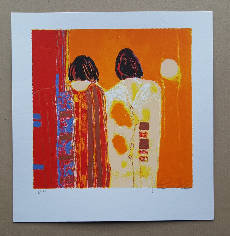 Marjolein van Ginkel - Zeefdruk op papier - E/A  kopen? Bied vanaf 1!