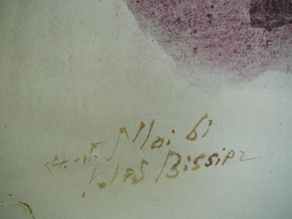 Julius Bissier (1893 - 1965): 'Zaaddop en Schrikoog' -1961- kopen? Bied vanaf 59!