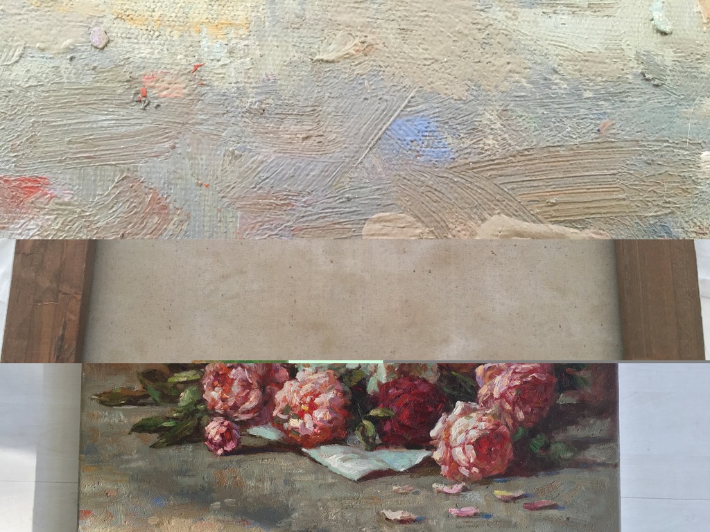 Mooi schilderij boeket pioenrozen kopen? Bied vanaf 60!