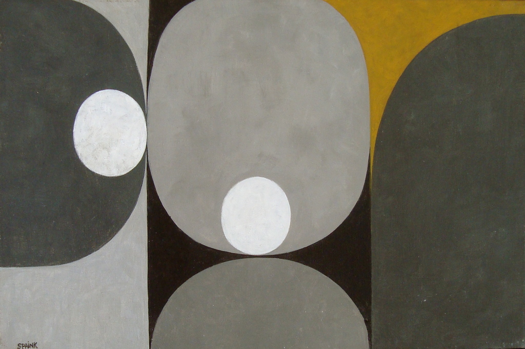 Frida Spaink - Abstract 1975 verkocht voor € 270!