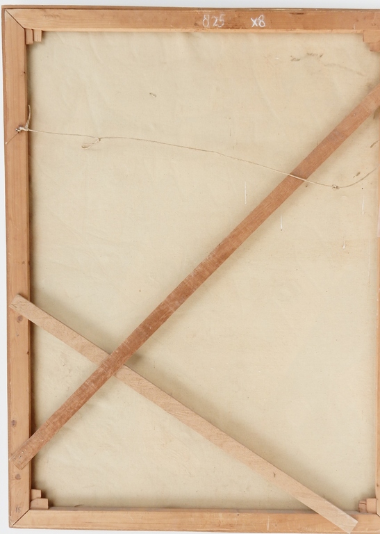 Modern olieverfschilderij - gesigneerd en gedateerd 1961 kopen? Bied vanaf 1!