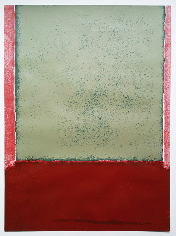 Theodoros Stamos - Geometrisch abstracte compositie, zeefdruk kopen? Bied vanaf 375!