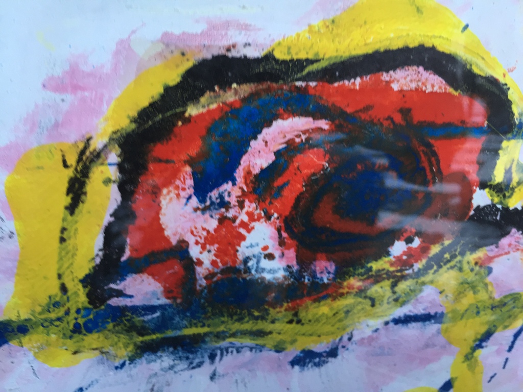 JAN TE WIERIK gemengde technieken op papier  Titel: sprookjes bestaan niet kopen? Bied vanaf 1!