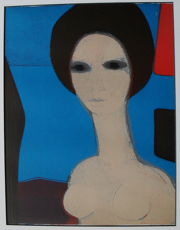 Andrè Minaux - Femme - orginal Mourlot kleurlithografie uit 1968 kopen? Bied vanaf 63!
