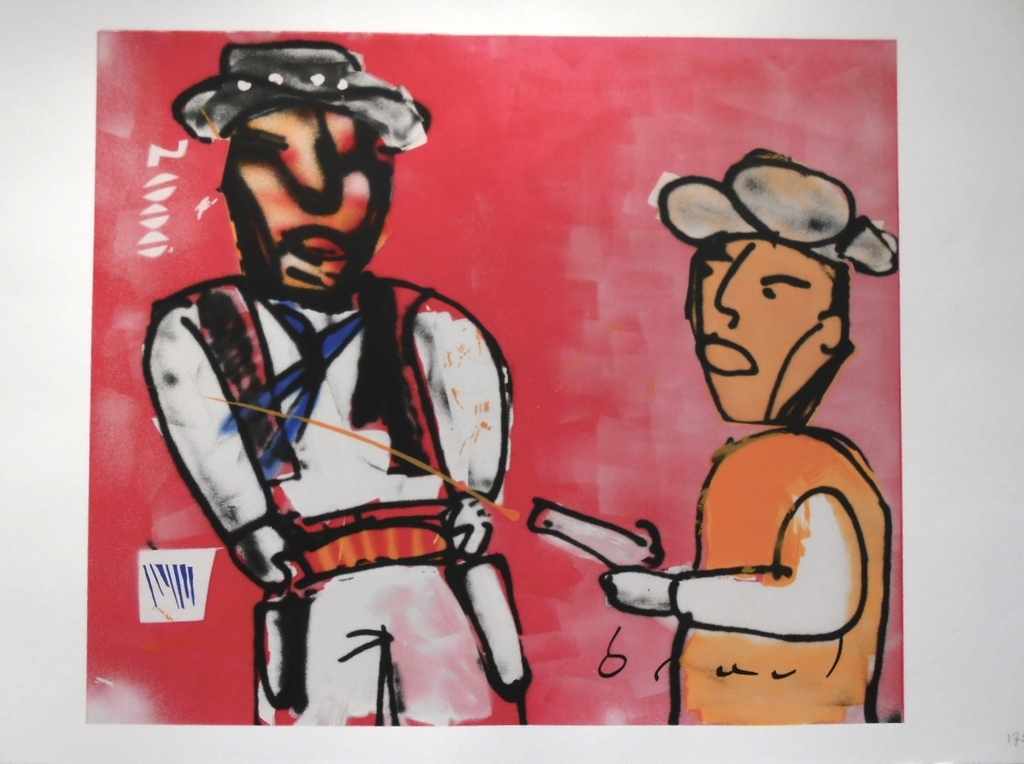 Herman Brood. Zeefdruk Billy the Kit. Oplage 200 stuks. kopen? Bied vanaf 175!