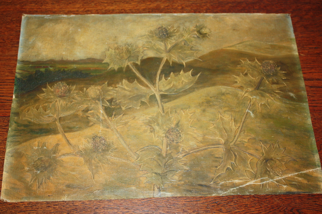 Distel 19e eeuws mogelijk van Gogh of tijdgenoot kopen? Bied vanaf 1!