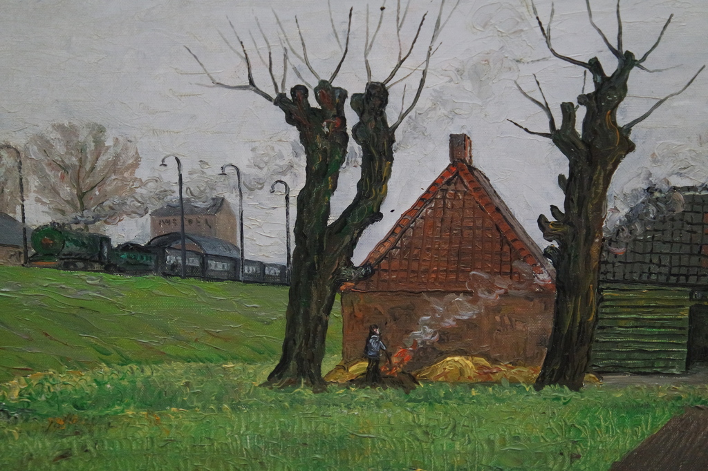 Jo Lodeizen (1892-1980) - olieverf op doek - landschap kopen? Bied vanaf 240!