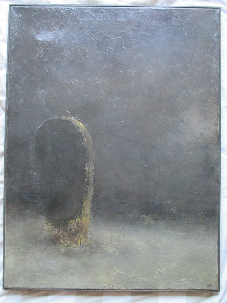 Jacques Idserda, schilderij "Strandstoel" kopen? Bied vanaf 30!