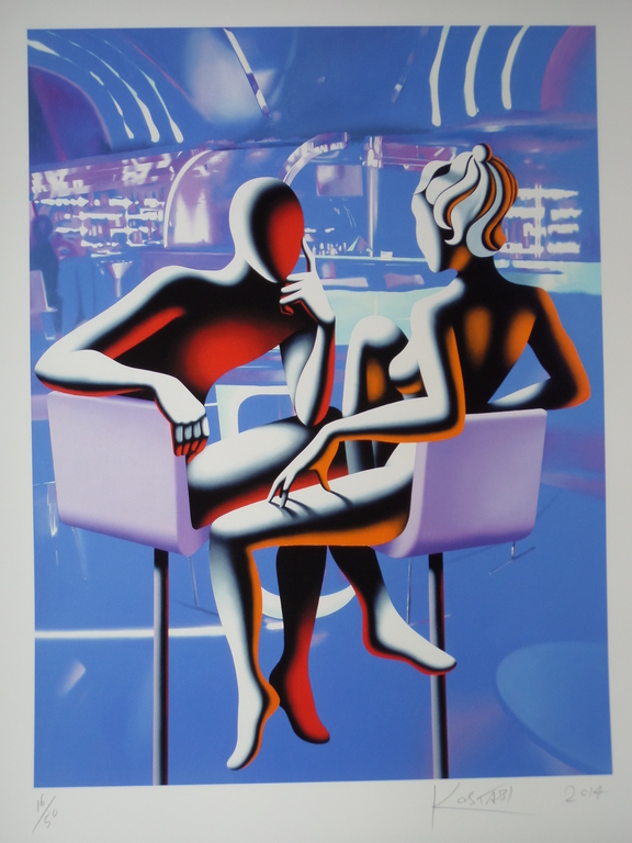 Mark Kostabi - Giclee 'Velvet everywhere' - handgesigneed - 50 ex. kaufen? Bieten Sie von 149!