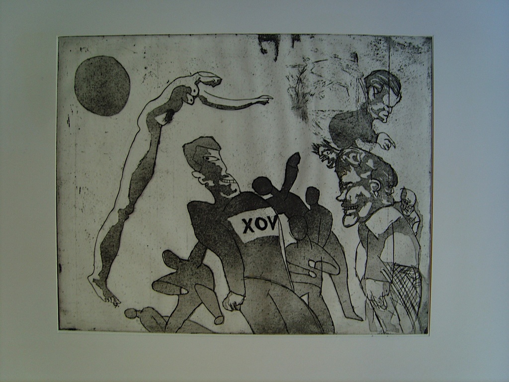 Lucebert, ets/aquatint, VOX kopen? Bied vanaf 110!