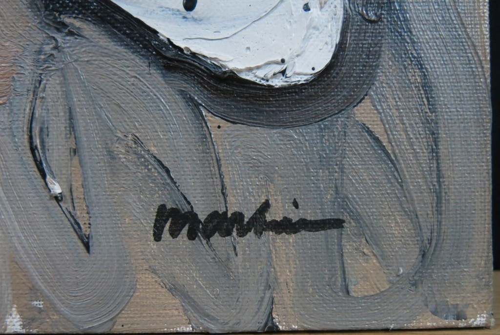 Anton Martineau: Olieverf op canvasboard, Toneelspelers kopen? Bied vanaf 250!