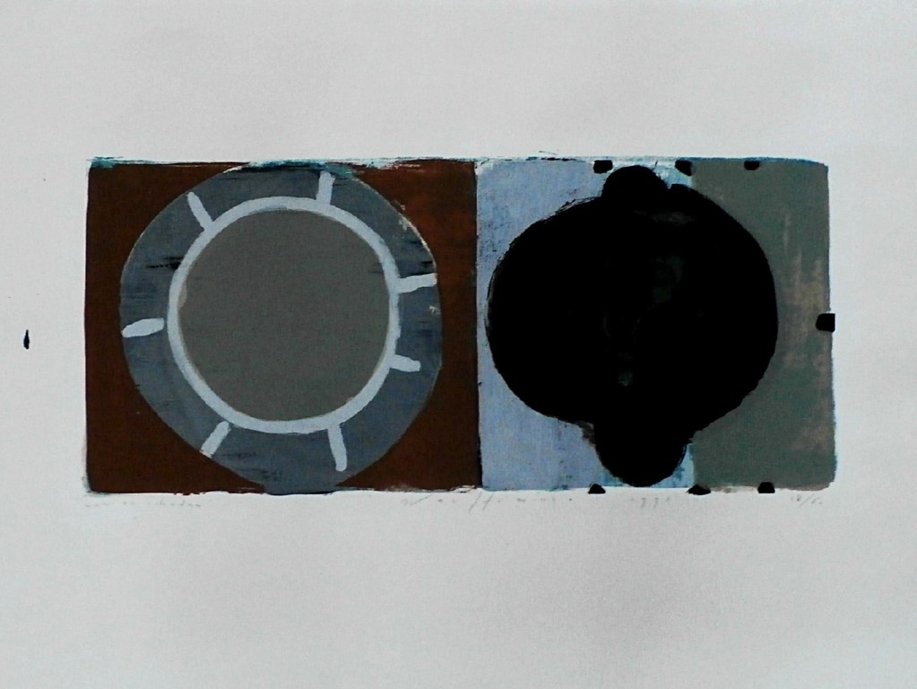 Piet Warffemius -litho: Zon en schaduw - 1993 kopen? Bied vanaf 75!