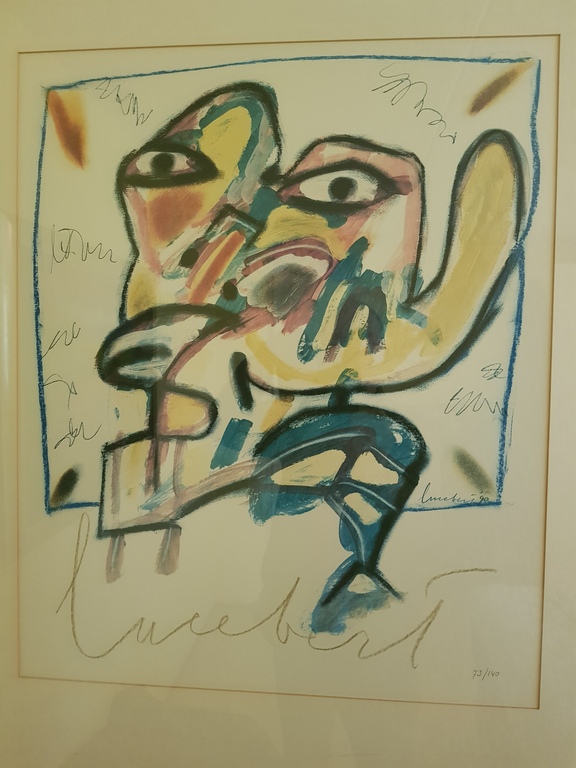 LUCEBERT, Zeefdruk, Mythologische Figuren, verkocht voor € 181!