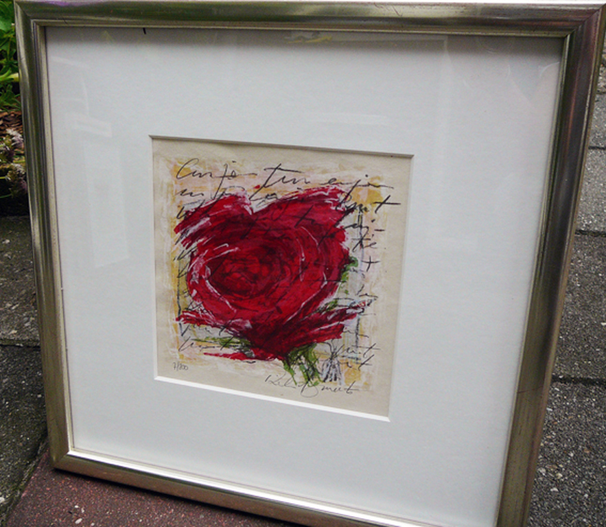 Richard Smeets: 'Over Rozen' -zeefdruk- verkocht voor € 40!