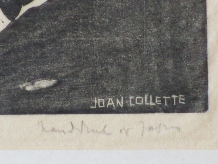 Joan Collette, Prediker, Houtsnede 1920 kopen? Bied vanaf 40!