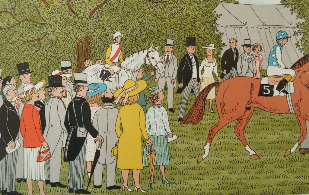 Vincent Haddesley. -Avant le Départ- Litho. Handgesigneerd. 1985. kopen? Bied vanaf 59!