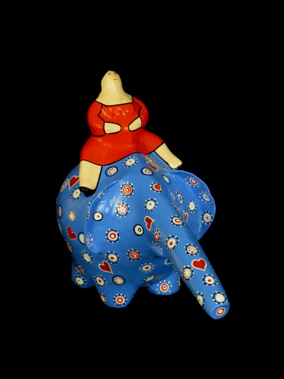 Ada Breedveld - Sculptuur:  Blue Elephant large kopen? Bied vanaf 89!