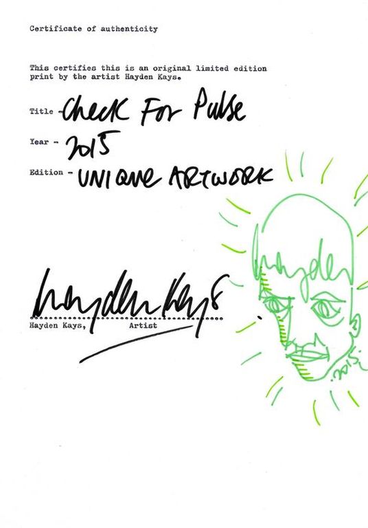 Hayden Kays - "Check For Pulse" kopen? Bied vanaf 299!