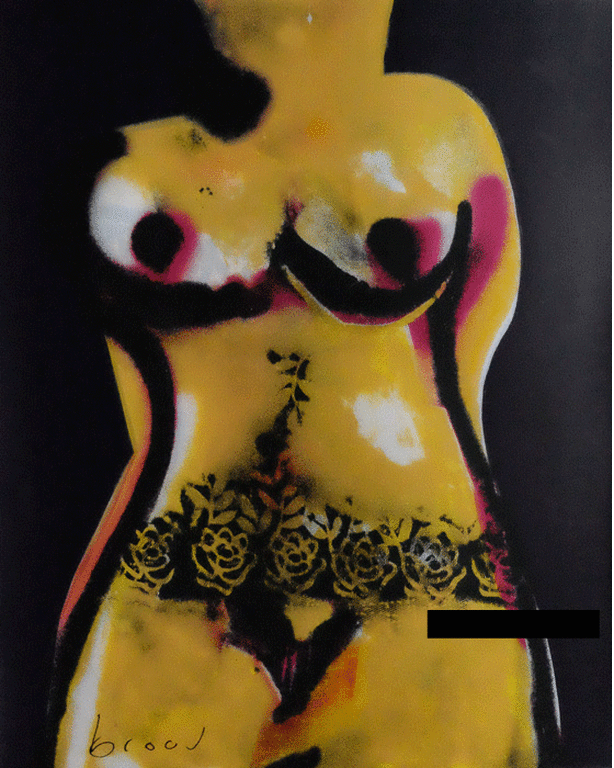 Herman Brood Titel NAAKT in (in epoxy gegoten) Subliem Originele oplage. kopen? Bied vanaf 475!