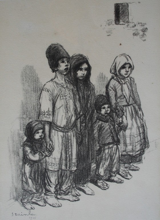 Theophile Alexandre Steinlen (1859-1923). lithografie, Enfant Serbes kopen? Bied vanaf 50!
