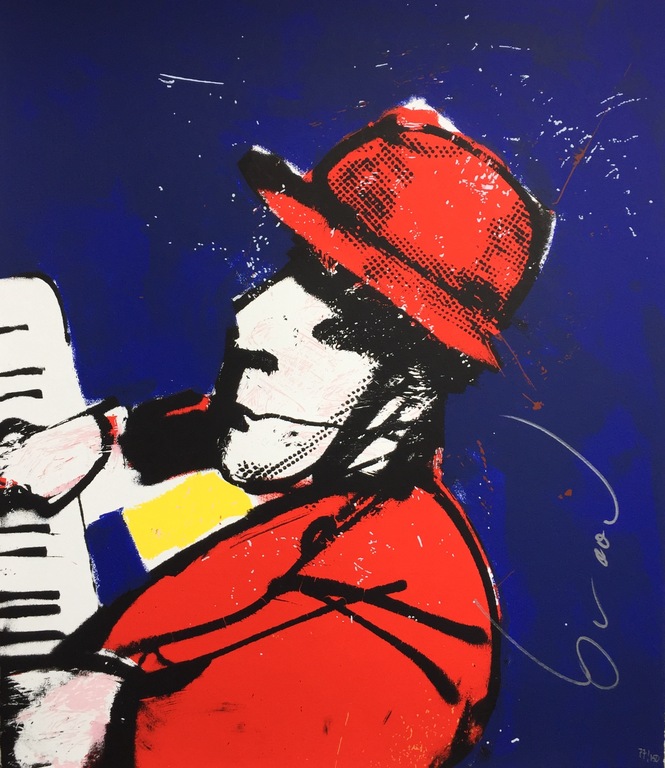 Herman Brood - Originele Kleurenzeefdruk: Ik 2000 verkocht voor € 170!