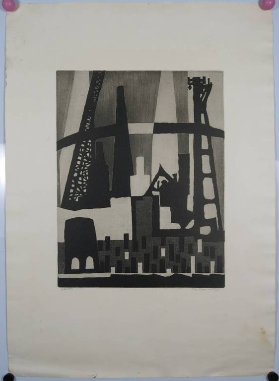 Harry van Kruiningen: Ets en aquatint, Vaevo kopen? Bied vanaf 70!