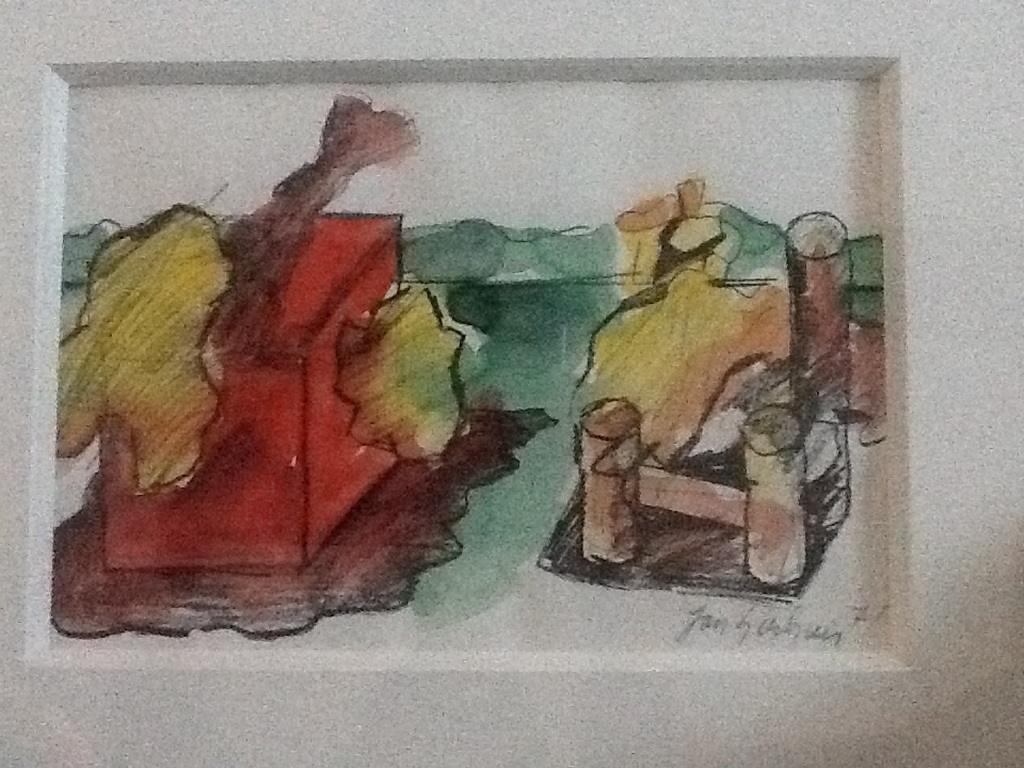 Jan Sierhuis : Aquarel , de Stoel kopen? Bied vanaf 120!