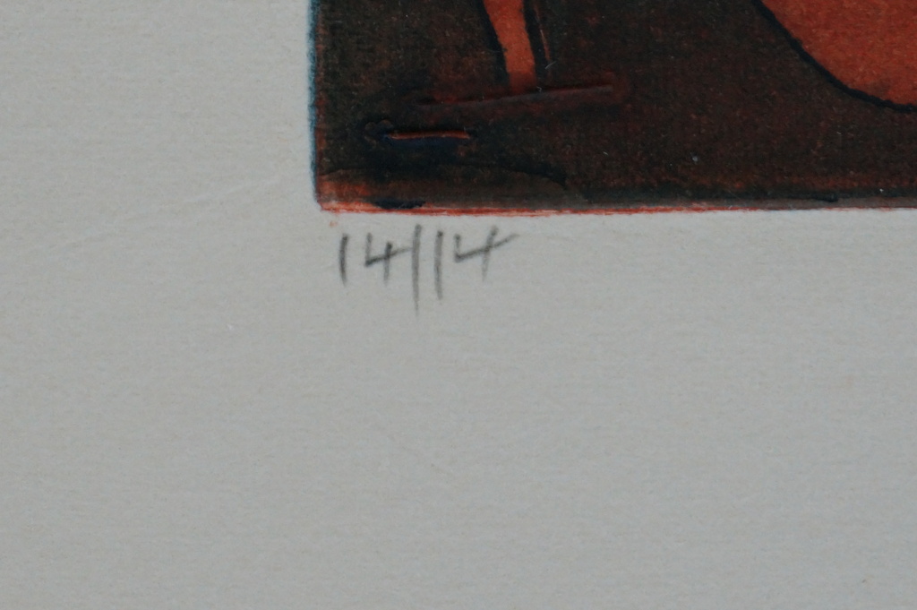 Mark Visione - gesigneerde ets - Lunatics kopen? Bied vanaf 10!