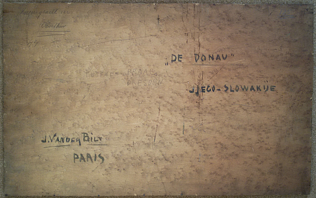 Johan van der Bilt - De Donau, olieverf op paneel kopen? Bied vanaf 275!