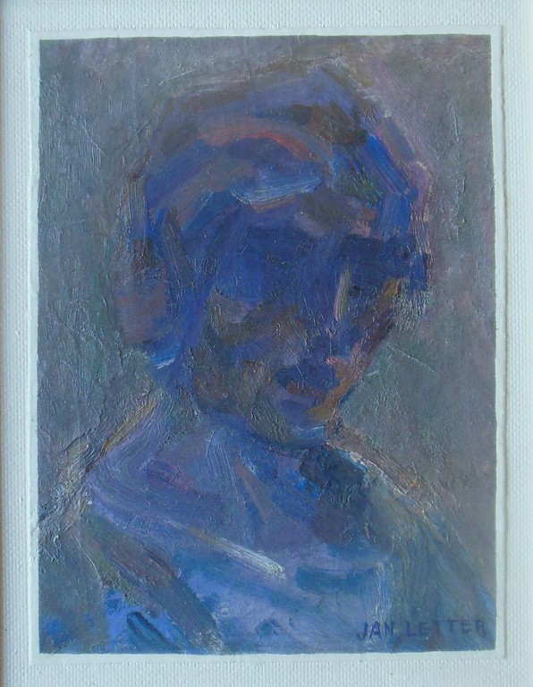 Jan Marinus Letter - Jan Marinus Letter 1914-1989, olieverf, Portret kopen? Bied vanaf 75!