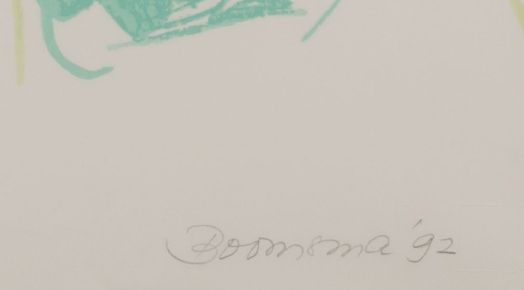 Marijke Boomsma: Zeefdruk, Philadelphia lion - Ingelijst (Groot!) kopen? Bied vanaf 50!